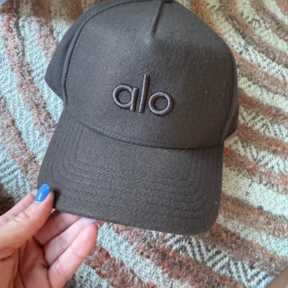 ALO Wool District Trucker Hat - Espresso - Espresso / One Size